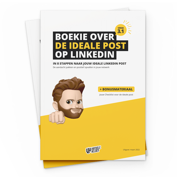 Boekie over de ideale post op LinkedIn